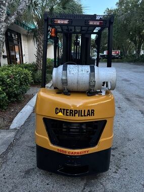 Caterpillar Yellow and Black Industrial Forklift